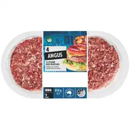 Woolworths Woolworths Australian Angus Beef Burgers offer
