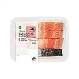 Woolworths Australian Fresh Salmon Portions Skin On offer
