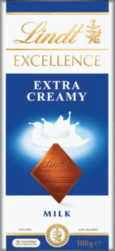 IGA Lindt Excellence Chocolate Block Selected Varieties offer