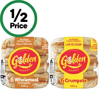 Woolworths Golden Crumpets Rounds offer