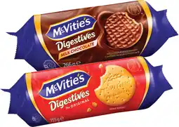 IGA McVitie’s Digestives 232‑355g Selected Varieties offer