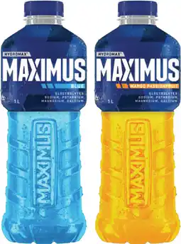 IGA Maximus Sports Drink Selected Varieties offer