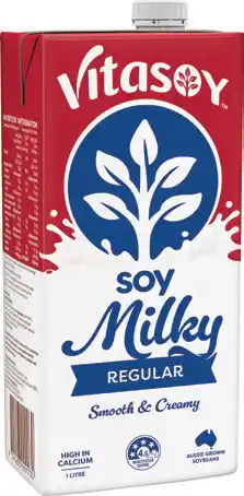 IGA Vitasoy Soy Milky Long Life Milk Selected Varieties offer