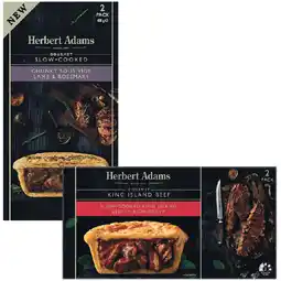 Woolworths Herbert Adams Gourmet Pies offer