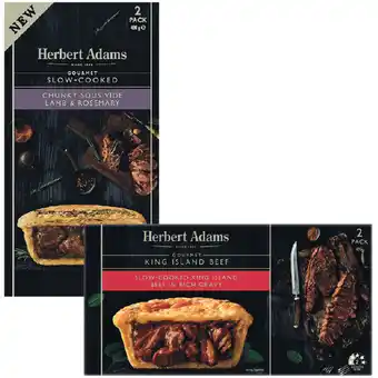 Woolworths Herbert Adams Gourmet Pies offer