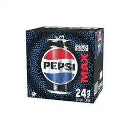 Woolworths Pepsi Max, Mountain Dew, Solo Zero Sugar or Sunkist Zero Sugar Soft Drink Varieties 24 x 375ml offer