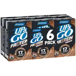 Woolworths Sanitarium UP&GO Protein Energize Liquid Breakfast offer