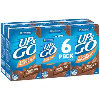 Woolworths Sanitarium UP&GO Liquid Breakfast offer