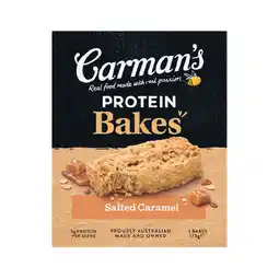 Woolworths Carman’s Protein Bakes or Energy Bars 175-200g Pk 4-5 offer