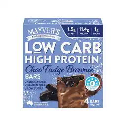 Woolworths Mayver’s Low Carb High Protein Bars offer