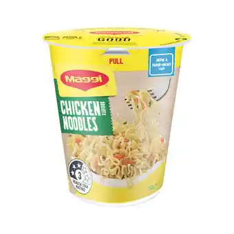 Woolworths Maggi Noodle Cups offer
