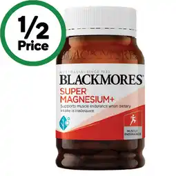 Woolworths Blackmores Super Magnesium+ Tablets offer
