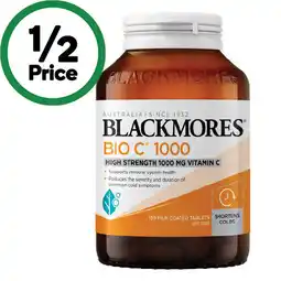 Woolworths Blackmores Bio C 1000mg Tablets offer
