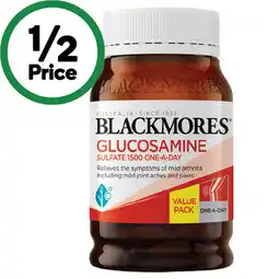 Woolworths Blackmores Glucosasmine Sulfate 1500mg Tablets offer
