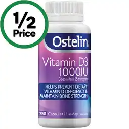 Woolworths Ostelin Vitamin D3 1000IU Capsules offer