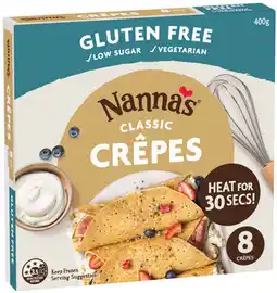 IGA Nanna’s Gluten Free Classic Crepes offer