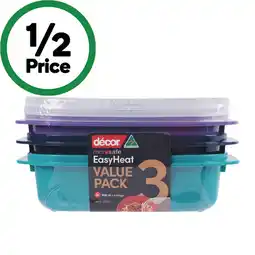Woolworths Décor EasyHeat Container offer