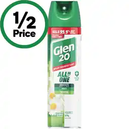 Woolworths Glen 20 Disinfectant Spray offer