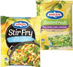 IGA Birds Eye SteamFresh or Stir Fry Vegetables 450‑500g Selected Varieties offer