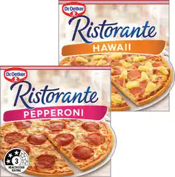 IGA Dr. Oetker Ristorante Pizza 310‑390g Selected Varieties offer