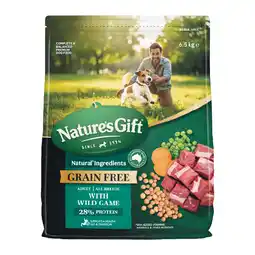 Woolworths Nature’s Gift Grain Free Dry Dog Food offer
