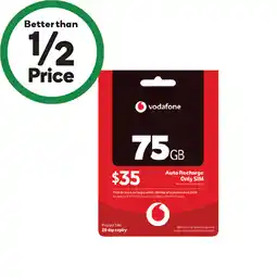 Woolworths Vodafone $35 Starter Pack offer