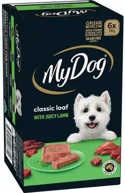 IGA My Dog Wet Dog Food Selected Varieties offer