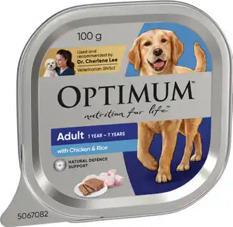 IGA Optimum Wet Dog Food Selected Varieties offer