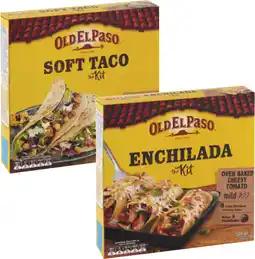 Coles Old El Paso Soft Taco or Enchilada Kit 405g-520g offer