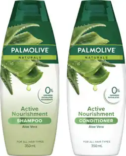 IGA Palmolive Naturals Shampoo or Conditioner 350mL Selected Varieties offer