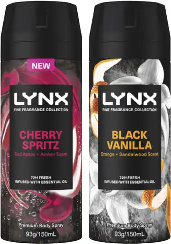 Coles Lynx Fine Fragrance Deodorant Body Spray offer