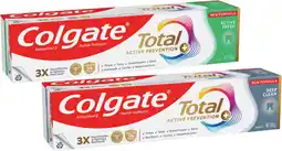 Coles Colgate Total Active Prevention Deep Clean or Active Fresh Toothpaste 200g offer