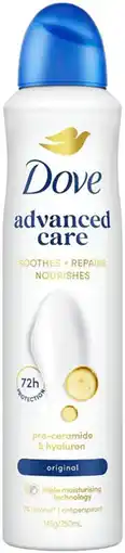 Coles Dove Advanced 72hr Aerosol Deodorant offer