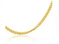 Shiels 9ct Yellow Gold Curb Dicut 45cm Chain 50 Gauge offer