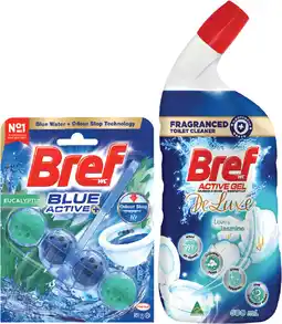 Coles Bref In The Bowl Toilet Cleaner 42g-50g or Liquid 600mL-700mL offer