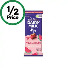 Woolworths Cadbury Dairy Milk or Marvellous Creations Chocolate Blocks 150-190g offer