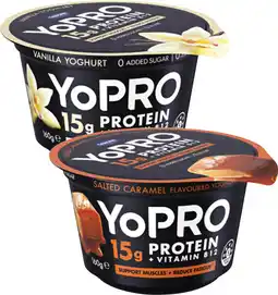 Coles YoPro High Protein Yoghurt No Added Sugar offer