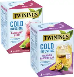 Coles NEW Twinings Cold Infusions Tea offer