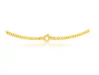 Shiels 9ct Yellow Gold 180 Gauge Boltring Curb Chain offer