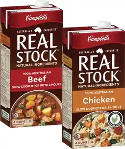 Coles Campbell's Real Stock offer