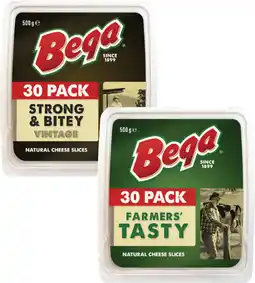 Coles Bega Cheese Slices offer