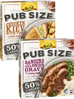 Coles McCain Pub Size Meal-500g offer