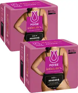 Coles Poise Continence Pants Size Medium or Large 8 Pack offer