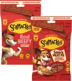 Coles Schmackos Dog Treats-200g offer
