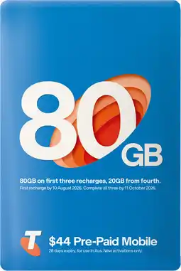Coles Telstra $44 SIM Kit offer