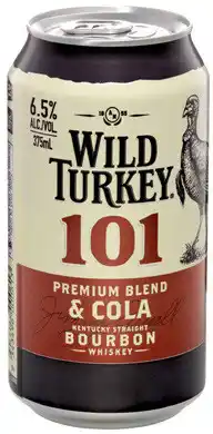 Coles Wild Turkey & Cola 101 Cans offer