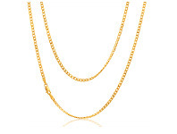 Shiels 9ct Yellow Gold 45cm 70 Gauge Curb Chain offer