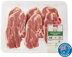 Coles Coles Australian Lamb Forequarter Chops offer