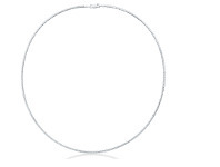 9ct Yellow Gold Silver Filled Omega Chain