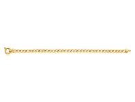 Shiels 9ct Yellow Gold Copper Filled 19cm Curb Bracelet 150 Gauge offer